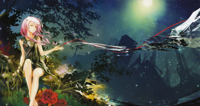 Girl black dress woods red free wallpaper for desktop - medium preview image