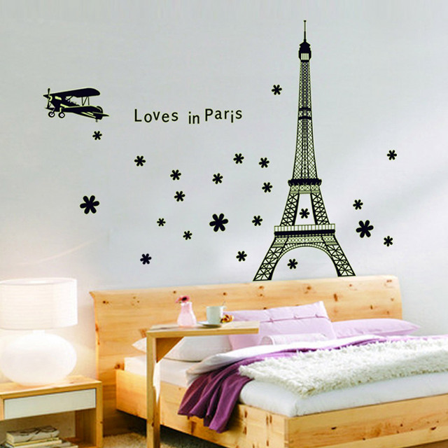 Bedroom eiffel tower wall lamp free wallpaper for tablet - medium preview image