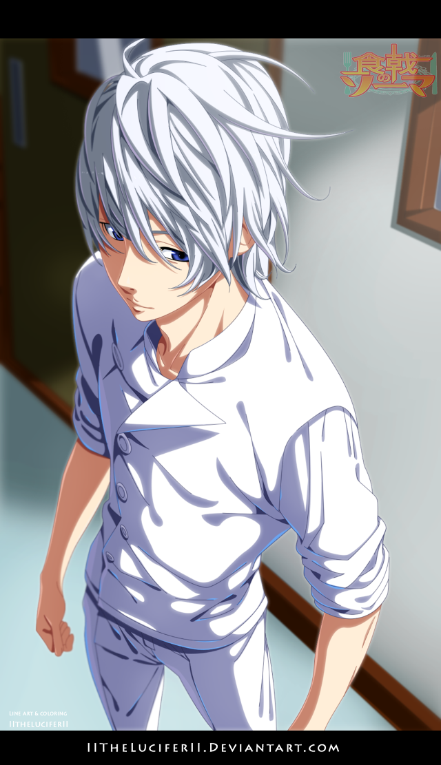 Man white hair white shirt #2 free wallpaper for mobile - medium preview image