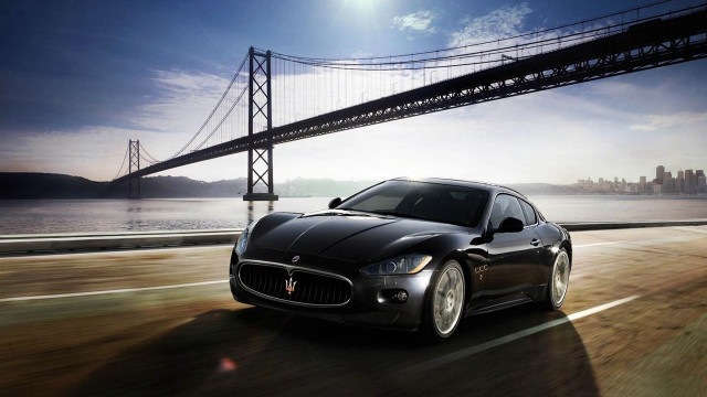 Masera driving road bridge city free wallpaper for desktop - medium preview image