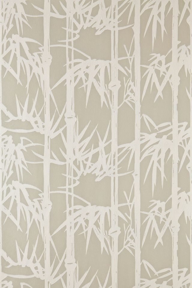 White beige wallpaper bamboo trees free wallpaper for mobile - medium preview image