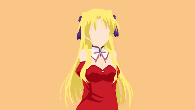 Woman blonde hair red dress free wallpaper for desktop - medium preview image