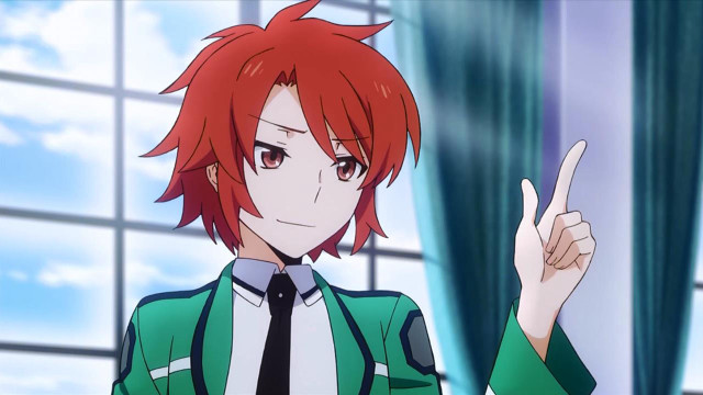 Man suit pointing window background free wallpaper for desktop - medium preview image