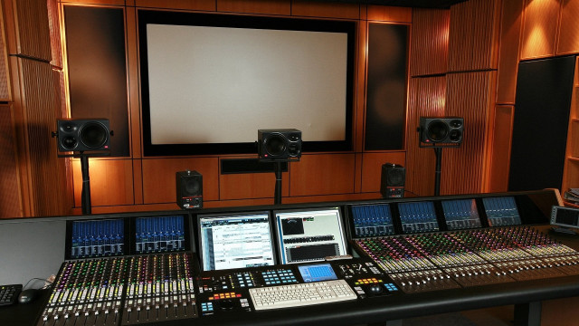 Control room sound equipment large free wallpaper for desktop - medium preview image