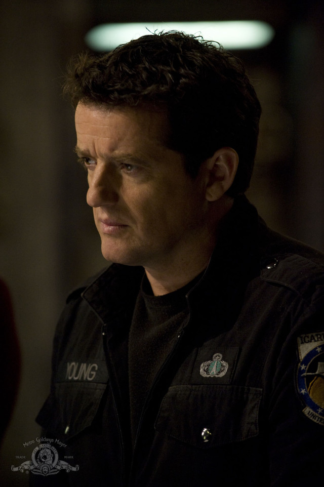 Man black jacket serious look #9 free wallpaper for mobile - medium preview image