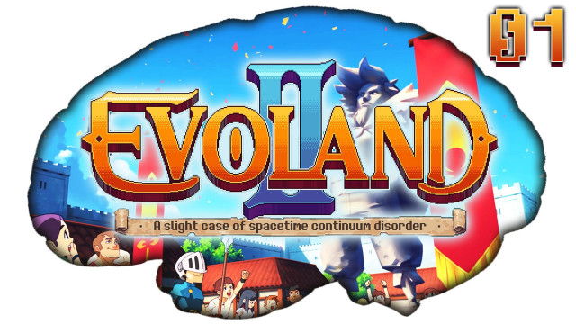 Brain evoland cartoon cat dog free wallpaper for desktop - medium preview image