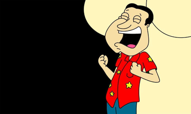 Cartoon man speech bubble above free wallpaper for desktop - medium preview image