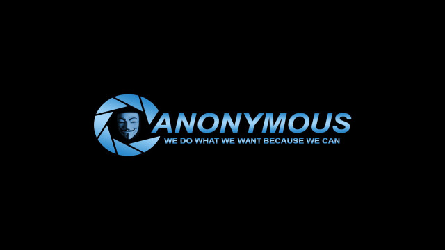 Anonymous company logo mans face free wallpaper for desktop - medium preview image