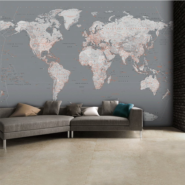 World map living room couch free wallpaper for tablet - medium preview image