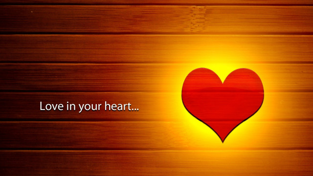 Heart light shining love in free wallpaper for desktop - medium preview image