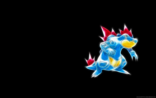 Blue yellow dragon red horns free wallpaper for desktop - medium preview image