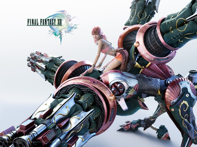 Woman riding robot dog another free wallpaper for desktop - medium preview image