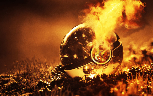 Helmet on fire black yellow free wallpaper for desktop - medium preview image
