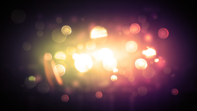 Blurry street light background lights free wallpaper for desktop - medium preview image