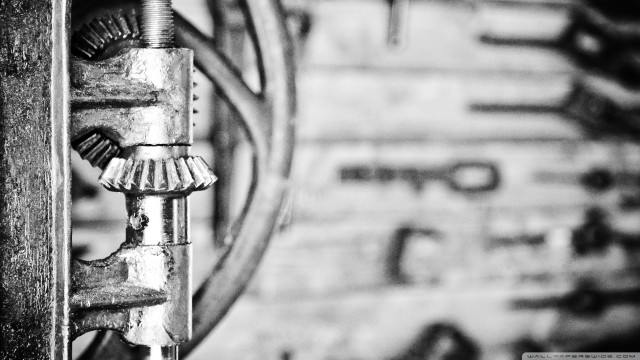 Close up clock brick wall free wallpaper for desktop - medium preview image