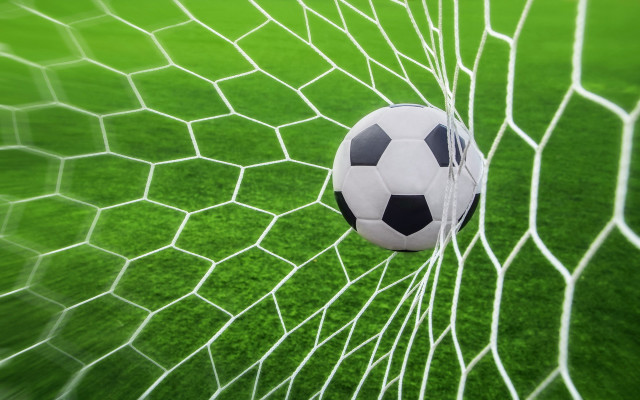 Soccer ball net field goal #2 free wallpaper for desktop - medium preview image