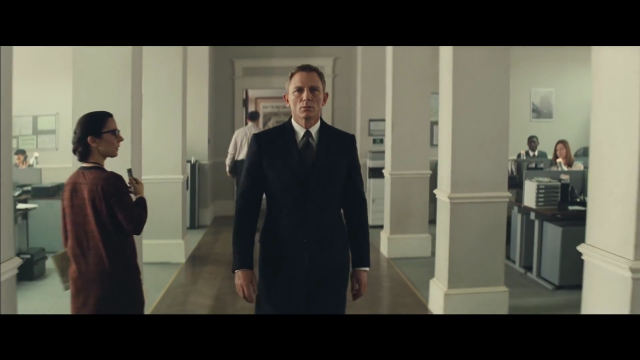 Man woman hallway suits ties free wallpaper for desktop - medium preview image