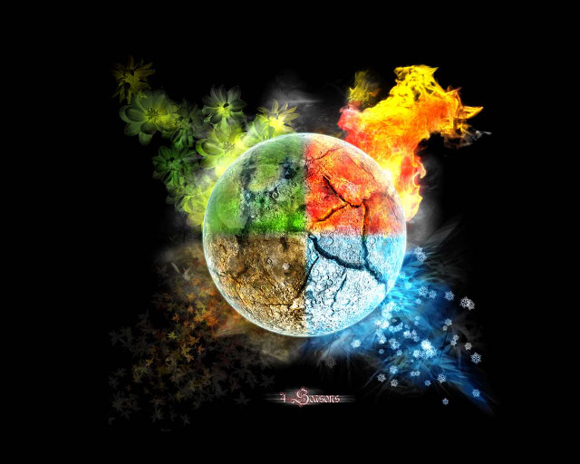 Fireball colorful black background white free wallpaper for desktop - medium preview image