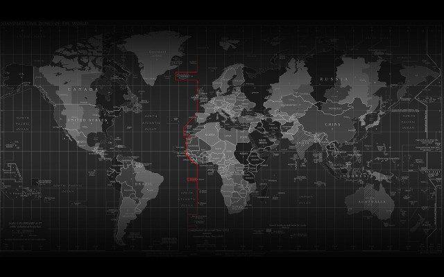 World map red line black #3 free wallpaper for desktop - medium preview image