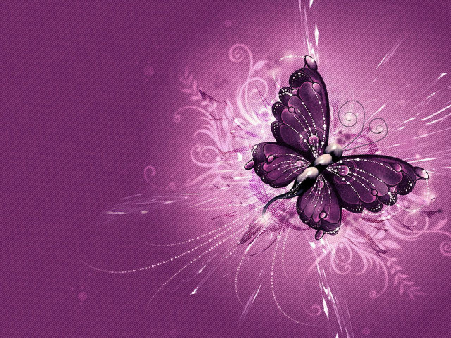 Purple butterfly gothic fairy wings free wallpaper for desktop - medium preview image