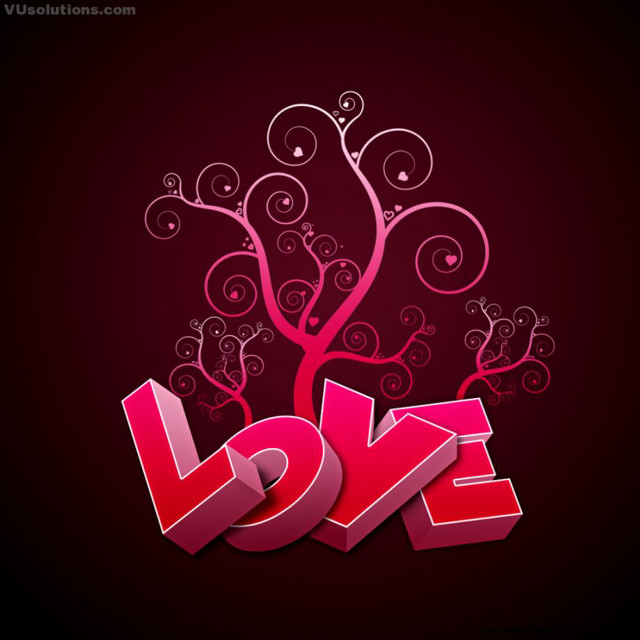 Love tree swirls artistic designs free wallpaper for tablet - medium preview image