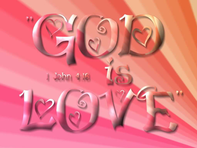 Pink red background god is free wallpaper for desktop - medium preview image