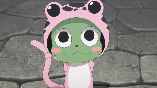 Cartoon character pink hat green #2 free wallpaper for desktop - medium preview image