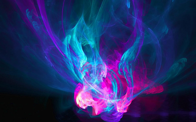 Blue pink abstract background black free wallpaper for desktop - medium preview image