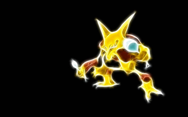 Yellow red pokemon wallpaper black free wallpaper for desktop - medium preview image