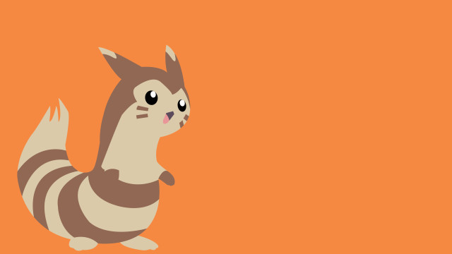 Cartoon cat striped tail surprised free wallpaper for desktop - medium preview image