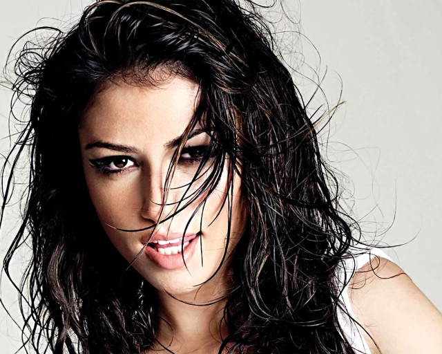 Woman wet hair white shirt free wallpaper for desktop - medium preview image