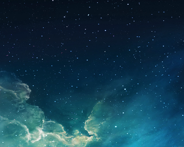 Blue green space stars clouds #3 free wallpaper for desktop - medium preview image