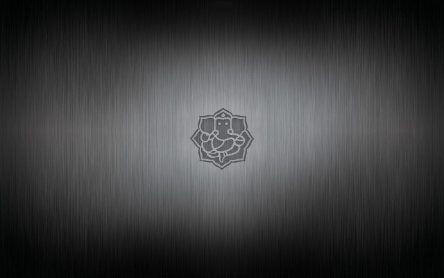 Black silver background silver emblem free wallpaper for desktop - medium preview image