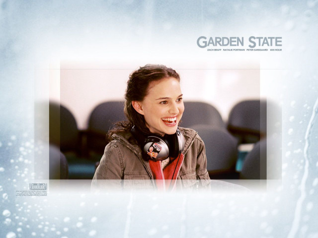 Smiling woman headphones snow blue free wallpaper for desktop - medium preview image