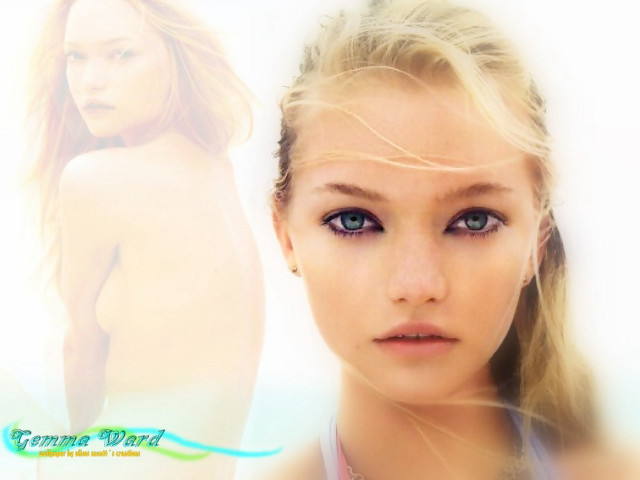 Woman big breasts long hair free wallpaper for desktop - medium preview image