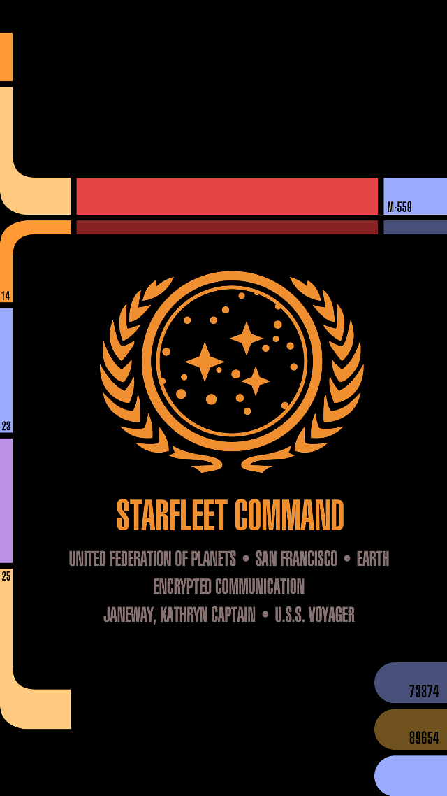 Star trek command logo emblem free wallpaper for mobile - medium preview image