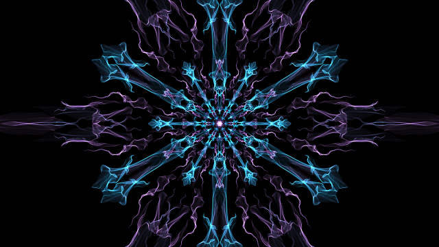 Starburst blue purple black background free wallpaper for desktop - medium preview image