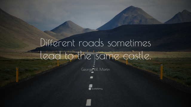 Road quote castle magical puzzle free wallpaper for desktop - medium preview image
