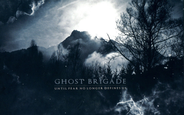 Mountain clouds trees black white free wallpaper for desktop - medium preview image