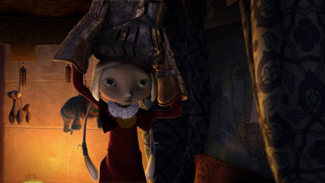 Cartoon character room lamp curtain free wallpaper for desktop - medium preview image