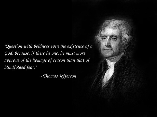 Jefferson quote parody black background free wallpaper for desktop - medium preview image