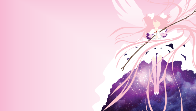 Pink purple background flower branch free wallpaper for desktop - medium preview image