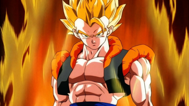 Dragon saiyan man fire abs free wallpaper for desktop - medium preview image
