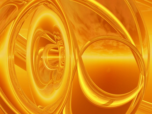 Yellow abstract background spiral design free wallpaper for desktop - medium preview image
