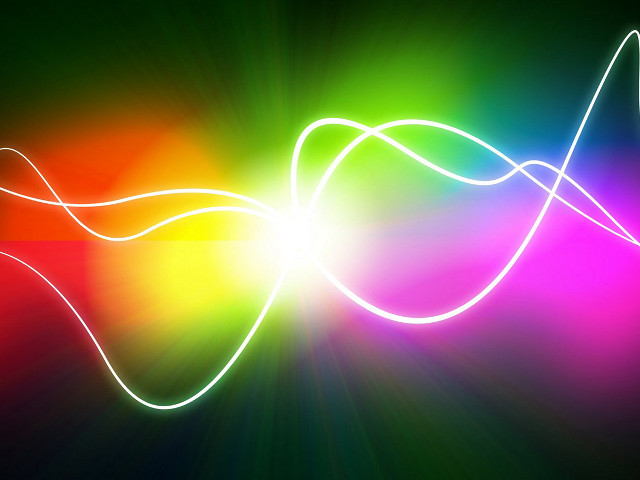 Colorful background wave of light #2 free wallpaper for desktop - medium preview image