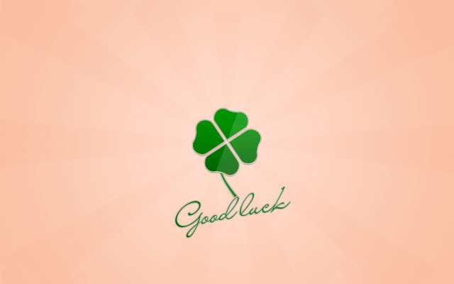 Green clover good luck leaf #2 free wallpaper for desktop - medium preview image