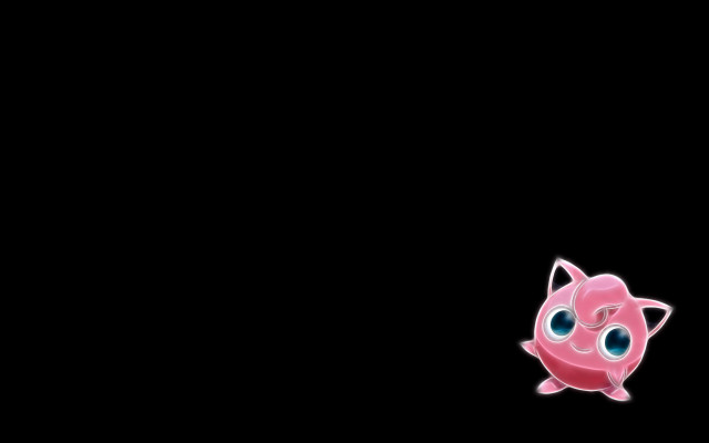 Pink cat big eyes black free wallpaper for desktop - medium preview image