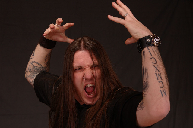 Man long hair tattoos arms free wallpaper for desktop - medium preview image