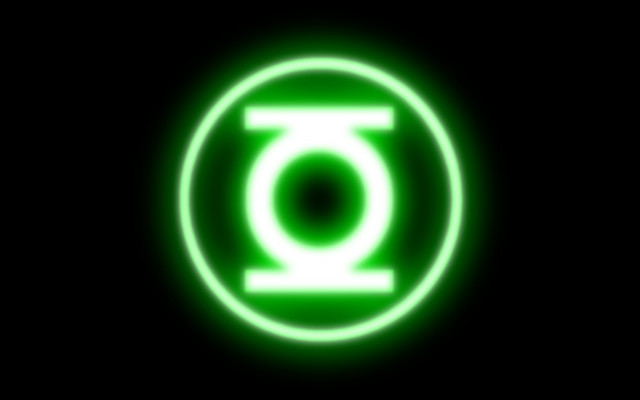 Green lantern logo dark green #3 free wallpaper for desktop - medium preview image