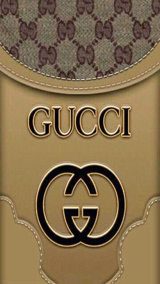 Gucci phone case gold logo free wallpaper for mobile - medium preview image